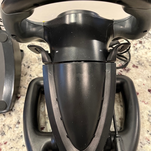 Hori Racing Wheel EX2 and Pedals HX3-71 (U/E) For Xbox 360 Wired w/ Box Untested - Picture 9 of 13